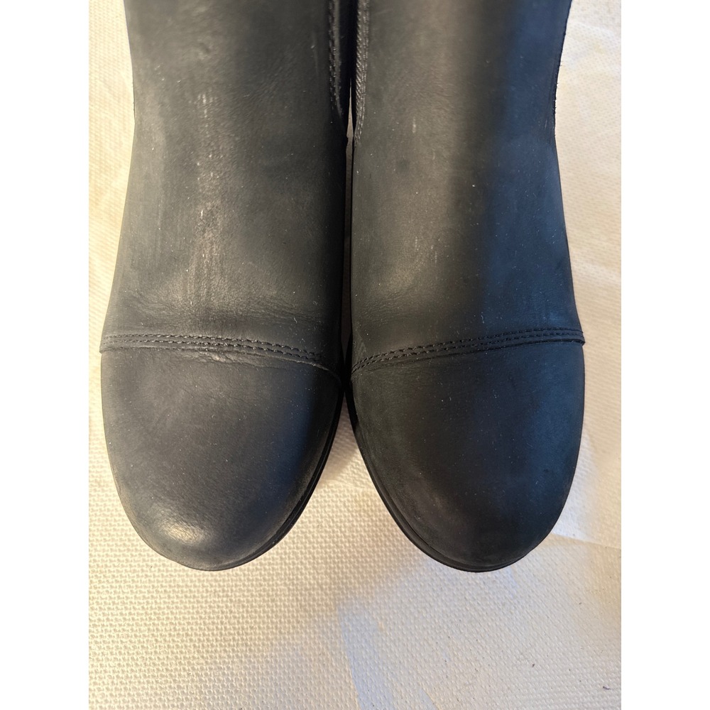 Sorel Joan of Arctic Wedge II Chelsea Boots Black Leather Waterproof Ankle Sz 9 - Picture 14 of 14